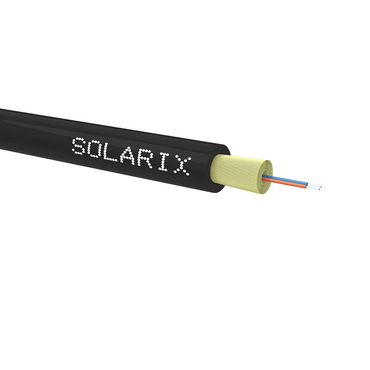 Kabel optický SOLARIX SXKO-DROP-2-OS-LSOH, 2vl, Singlemode, 9/125, OS, 3,5mm, LSOH, Eca, 1m