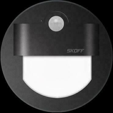 LED svítidlo orientační SKOFF Rueda 120 Senzor Light 10 V DC 1,0 W IP20 LED 4000K 120o černá