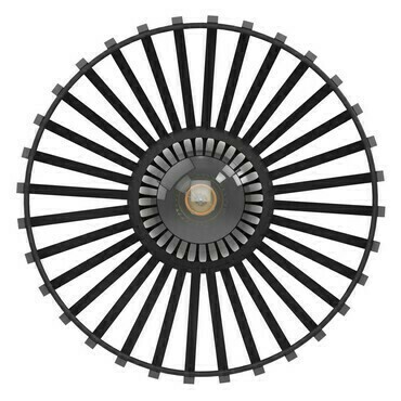 Svítidlo stropní EGLO DL 1 E27 O280 SCHWARZ MOGANO 3