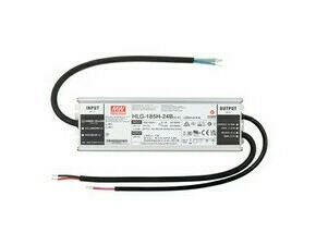 LED driver napěťový MEAN WELL HLG-185H-24B, 185 W, DC 24V/7,8A, IP67, kovové provedení, 1-10V a PWM