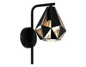 Svítidlo nástěnné EGLO WL 1 E27 SCHWARZ KUPFER CARLTON 4