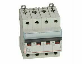 Jistič čtyřpolový LEGRAND 409065 DX3 4P B16 10000A/16KA