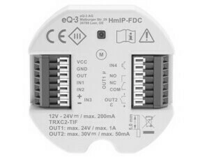 eQ3 HmIP-FDC Homematic IP Univerzální ovladač otevírání dveří - skrytá montáž - HmIP-FDC