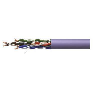 Kabel datový EMOS S9129, CAT5E, UTP, LSOH, Dca, 305m, fialový