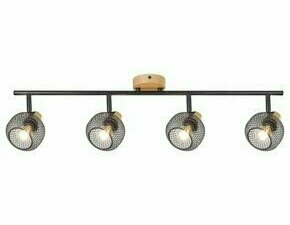 Svítidlo RABALUX 3130 GRENDEL dřevo imitation E14 4xMAX 40W