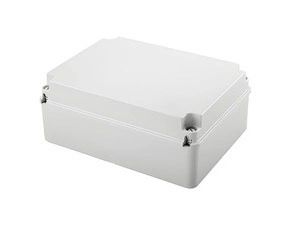 Spojovací krabice GEWISS GW44209 s víkem, plast. šroub, plombovací, ip56, 300x220x120, hladké stěny