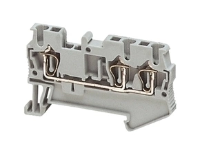 SCHN NSYTRR23 Pružinová svorka, 3 body, 2,5mm2 šedá (obj. mn. 50ks)