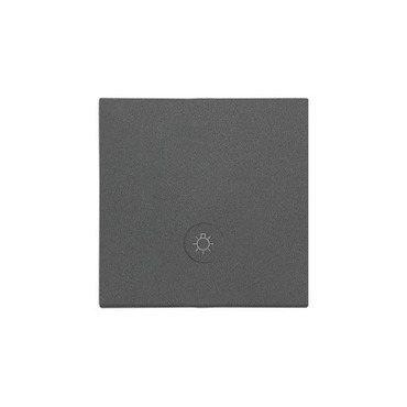 Kryt SIMON TKWS1L/116, 1násobný, pro přístroje SP1M s podsvětlením, grafitová matná