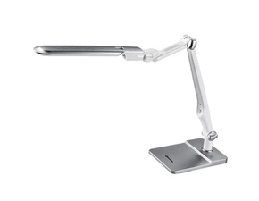 Lampa stolní ECOPLANET MATRIX 10W, 600lm, 3000-6000K, stříbrná