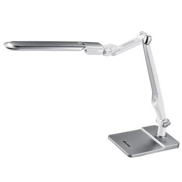 Lampa stolní ECOPLANET MATRIX 10W, 600lm, 3000-6000K, stříbrná