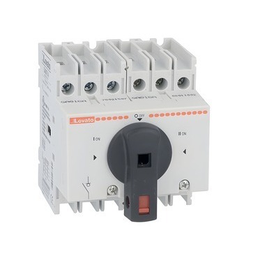 Přepínač sítí LOVATO GA025ET6 3P 25A na DIN/panel