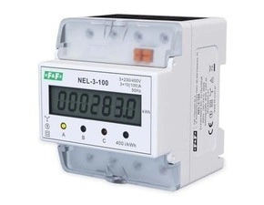 FIRN 1619115 NEL-3-100 Elektroměr trojfázový digitální 4,5mod.; 100A
