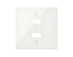 Kryt zásuvky HDMI SIMON 10001095-130,+USB, bílá