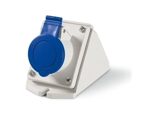 SCAME 512.1653 Zásuvka nástěnná EUREKA, šikmý box - 512.1653