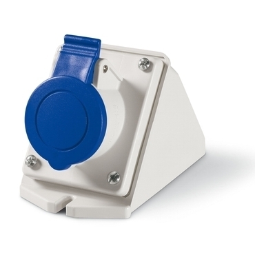 SCAME 512.1653 Zásuvka nástěnná EUREKA, šikmý box - 512.1653