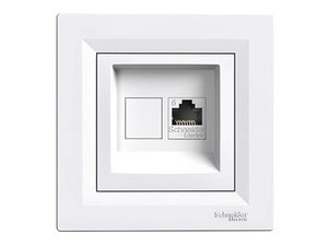 SCHN EPH4700121 Asfora - Zásuvka datová RJ45, kat.6 UTP, bílá