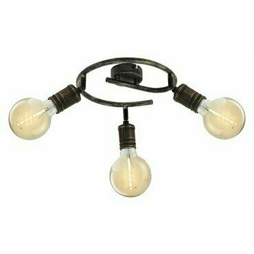 Svítidlo RABALUX 3216 FIDEL antická zlatá E27 3x MAX 25W