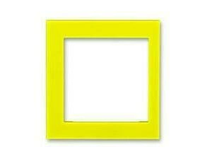 Kryt rámečku ABB Levit 3901H-A00255 64, žlutá, s otvorem 55x55, krajní