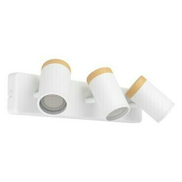 Svítidlo nástěnné EGLO BALKEN/3 GU10 WS/HOLZ 'CONSUMA'