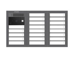 DV SYSTEM: 18 až 21 tlačítek + KAMERA + BOD Lite: čtečka RFID čipů MIFARE 13,56MHz (2M+2M+2M) - Do z