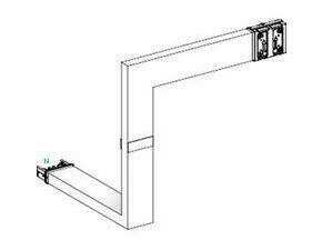 SCHN KSA250DMBK43F 3D koleno 250 A na míru RP 48,4kč/ks