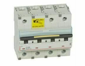 Jistič čtyřpolový LEGRAND 409363 DX3 4P C100 10000A/16KA