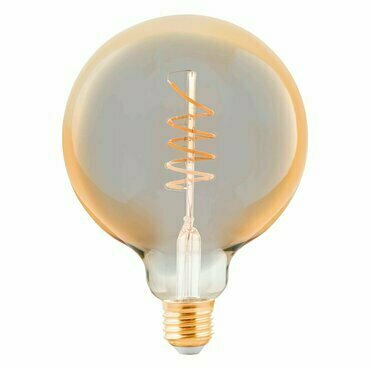 LED žárovka EGLO LM-E27-LED G125 4W 2000K AMBER 1STK