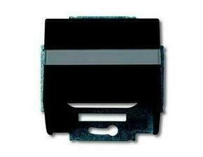 Kryt zásuvky ABB Future 2CKA001724A4299, mechová černá, komunikační, s popis.; 1758-885