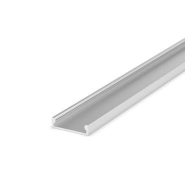 LED profil přisazený GREENLUX AL-PROFIL (E1) SR 2m, stříbrná