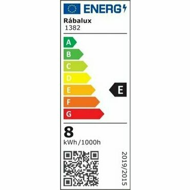 LED žárovka filament RABALUX 1382 Filament LED E27G95 8W 1055lm 4000K Milky