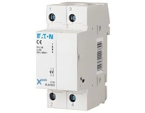 EATON 112222 C10-SLS/32/2 Pojistkový odpínač pro válcové pojistky C10 do 32A, 2-pól
