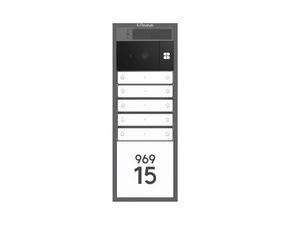 DV SYSTEM: 3 až 10 tlačítek (dělené jm.) + KAMERA a textové pole (3M) - Na zeď