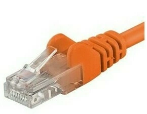 TELEX KRP-sputp002E PremiumCord Patch kabel UTP RJ45-RJ45 level 5e 0.25m oranžová