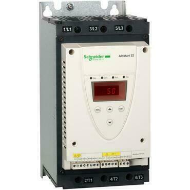 SCHN ATS22D88Q Softstartér 22 /  45 kW, 88 A, 230 / 400 V, zabudovaný by-pass, Uc = 230 V AC RP 9,2k