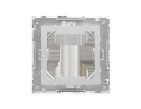 Adaptér přechodový SIMON 55 TA45.01/143, (průchodka) pro zařízení standardu 45 × 45 mm, hliníková ma