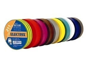 Páska elektroizolační ANTICOR 582, 211 PVC, 15x10x0,13, barevná sada 10ks, DUHA
