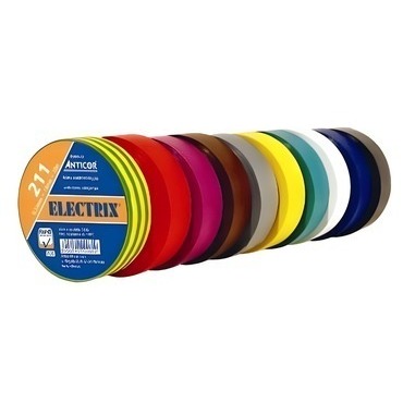 Páska elektroizolační ANTICOR 582, 211 PVC, 15x10x0,13, barevná sada 10ks, DUHA