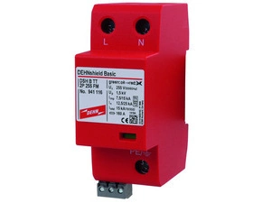 DEHN 941116  Aplikačně optimalizovaný kombinovaný svodič shield B typ 1+2 pro jednofázové TT a T DEH DEHN