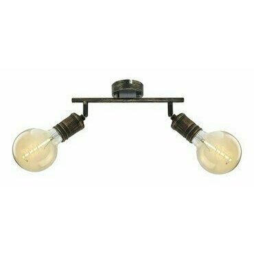 Svítidlo RABALUX 3215 FIDEL antická zlatá E27 2x MAX 25W