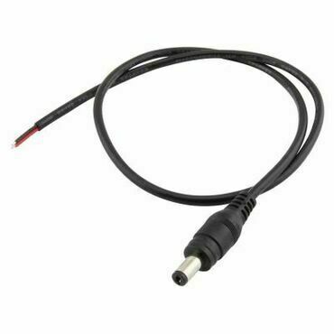 FK-NAKAB-VID5521- Napájecí kabel s konektorem DC 5,5 x 2,1mm, 1x vidlice, 80cm černý 4730720