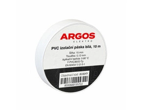 ARGOS PVC izolační páska bílá, 10 m