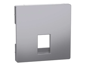 SCHN MTN4215-6036 Centrální deska, Merten D-Life, pro telefonní zásuvky RJ11/RJ12, Stainless Steel