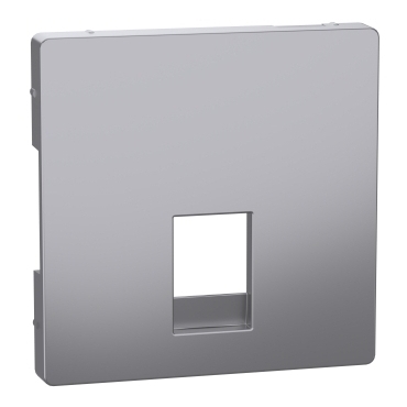 SCHN MTN4215-6036 Centrální deska, Merten D-Life, pro telefonní zásuvky RJ11/RJ12, Stainless Steel