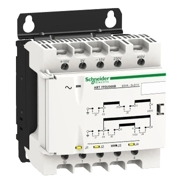 SCHN ABT7PDU006B Transformátor 2x 24 V, 63 VA RP 2,49kč/ks