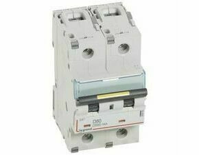 Jistič dvoupolový LEGRAND 409458 DX3 2P D80 10000A/16KA