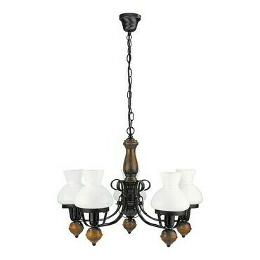 Lustr Petronel matná černá E27 5×60W RABALUX 7079