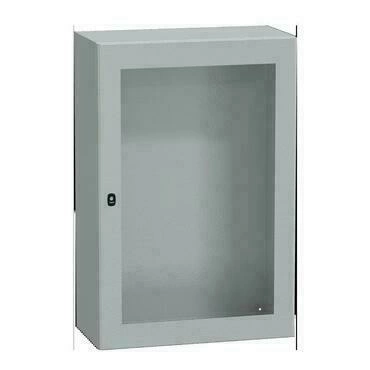 SCHN NSYS3D12840T S3D, 1200x800x400, průh. dveře, RAL 7035