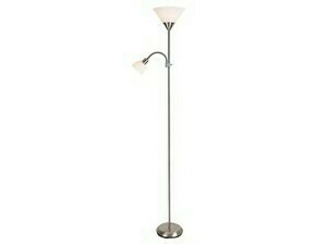 Stojací lampa Action saténová chromová E27 1×100W RABALUX 4064