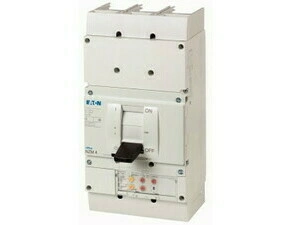 EATON 290375 NZMH4-VE630-S1 Jistič, 3pól, el.spoušť, selektivní, In=630A, Icu=20kA, Un=1000V AC
