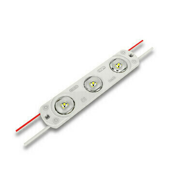 LED modul MC LED 3x SMD2835, 1,2 W, 12 V, 100 mA, 7000 K, vyzařovací úhel 170°, IP66